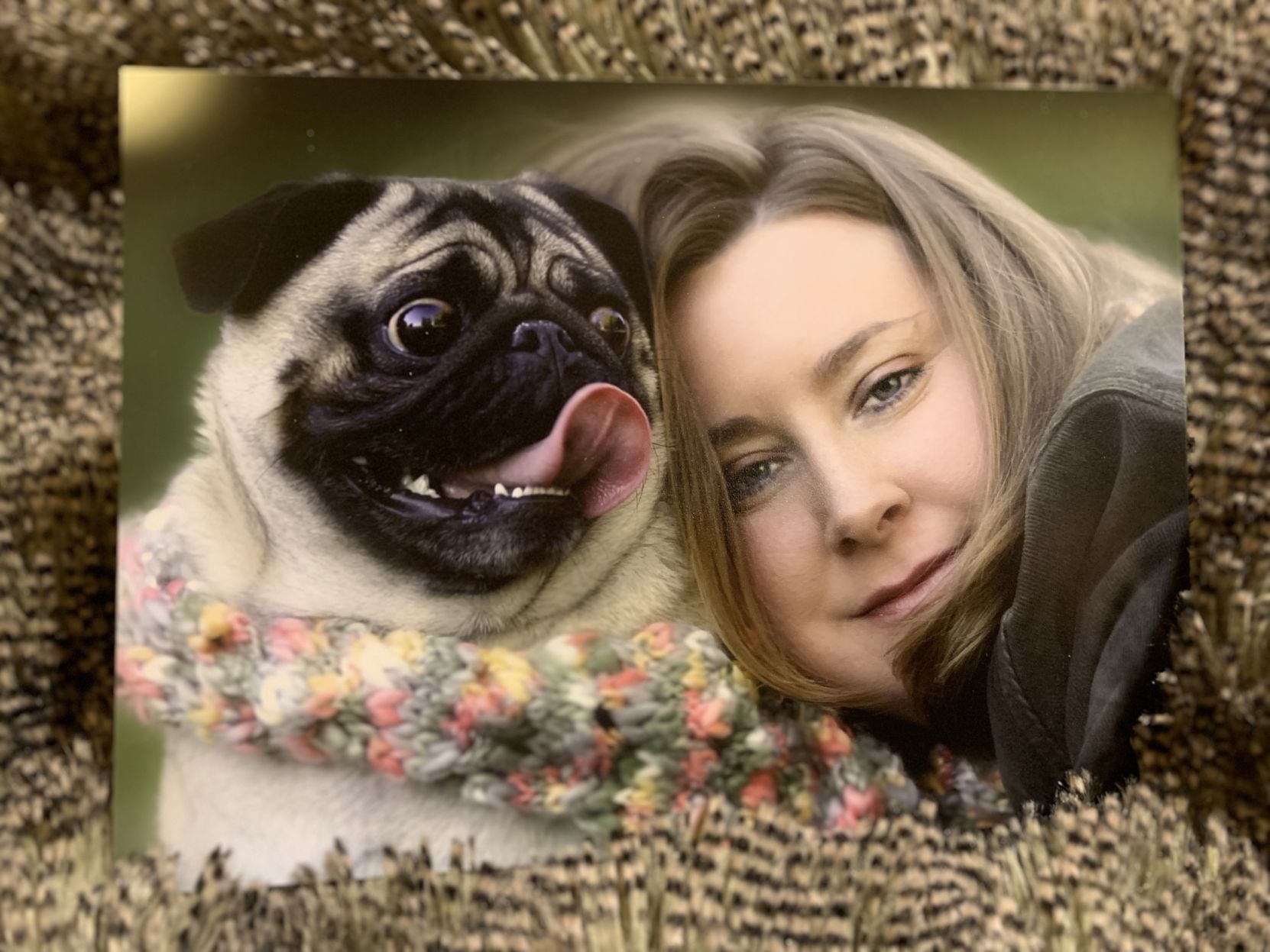 Owner-dog selfies: Kim and Chester